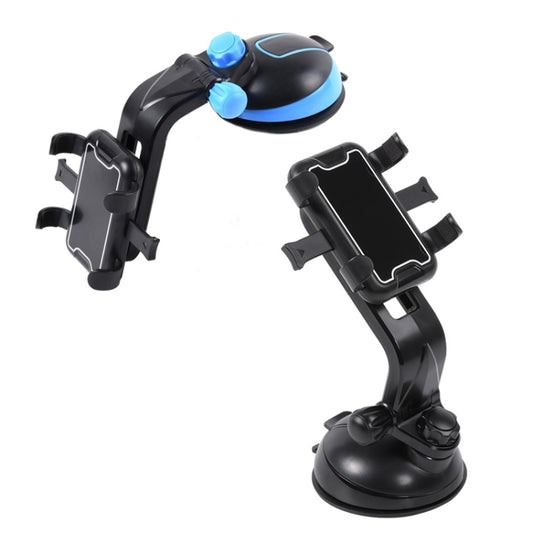093 Car Navigation Dashboard Windshield Car Phone Holder, Black, Blue