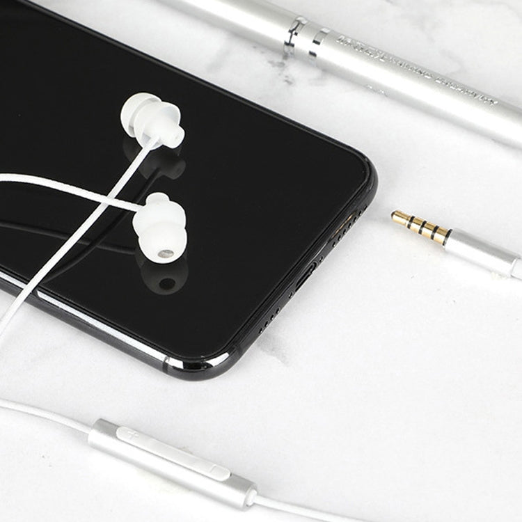 EN3900 3.5mm Plug In-Ear Wired Control Earphone with Mic, White, Red, Black