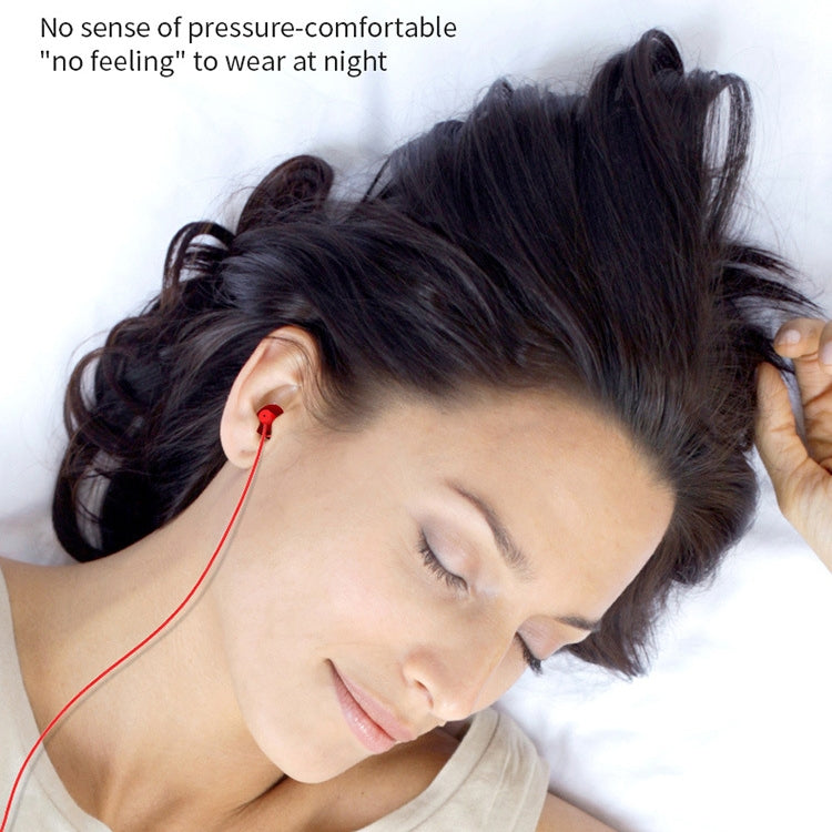 EN3900 3.5mm Plug In-Ear Wired Control Earphone with Mic, White, Red, Black