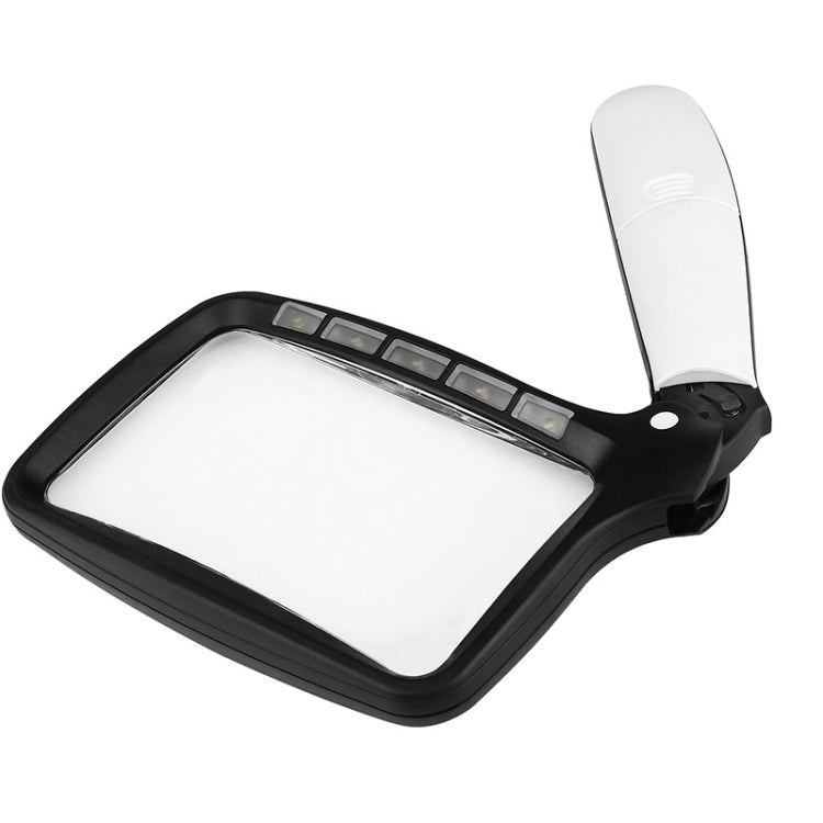 10863 3X LED Light Folding Handheld Magnifier, 3X
