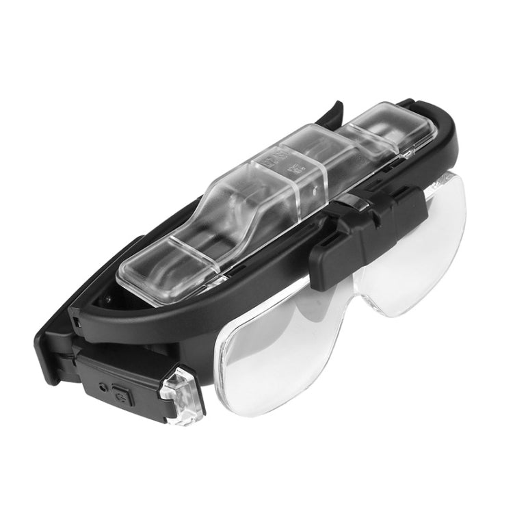 11642DC Multi-magnification Glasses-type Maintenance Rechargeable Magnifying Glass
