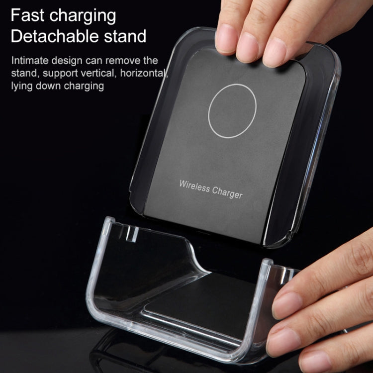 A9191 3 in 1 Multifunctional Vertical Wireless Charger, Black, White, Blue