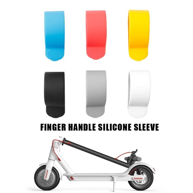 Handlebar Silicone Finger Dial Cover for Xiaomi M365 / 1s /PRO for Ninebot MAX G30, Blue, Black, White, Red, Yellow, Gray