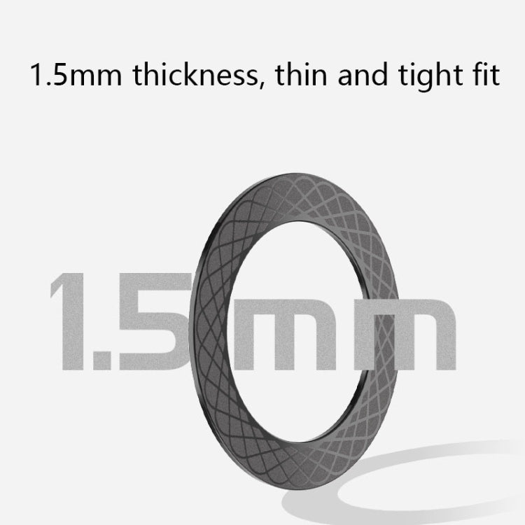 2 PCS T12 Stripe Pattern Magnetic Suction Wireless Charger Magnetic Sheet, White, Black