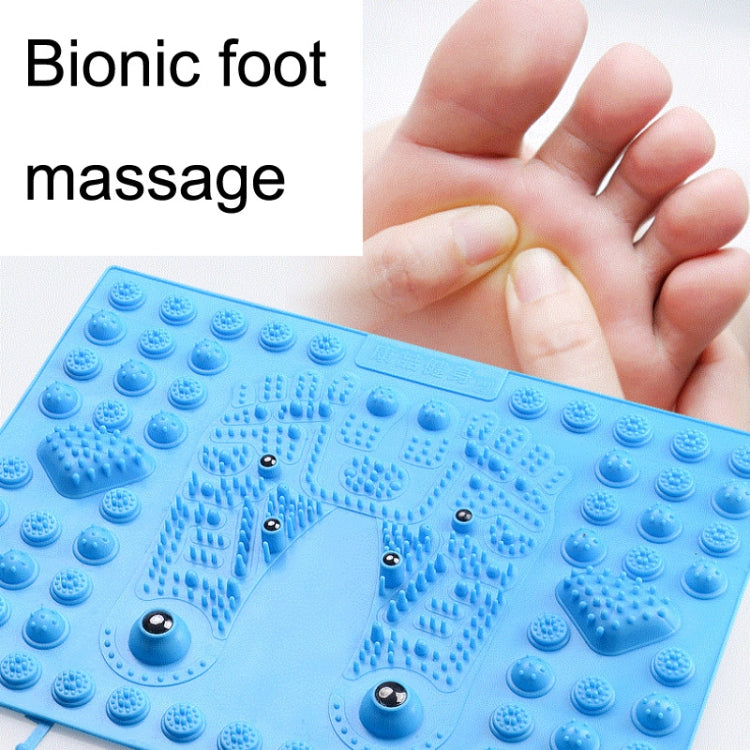 Fitness Toe Pressing Board Foot Magnetic Therapy Massage Pad, Blue, Green, Yellow, Red