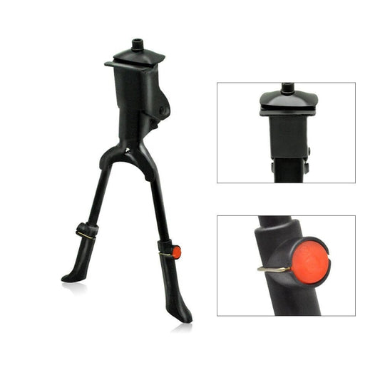 Support de pied de vélo, Support central réglable pour VTT, Support de pied de vélo