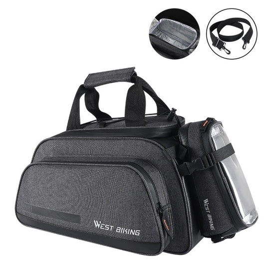 WEST BIKING Pochette isotherme multifonctionnelle en papier d'aluminium pour vélo, Sac de selle WEST BIKING