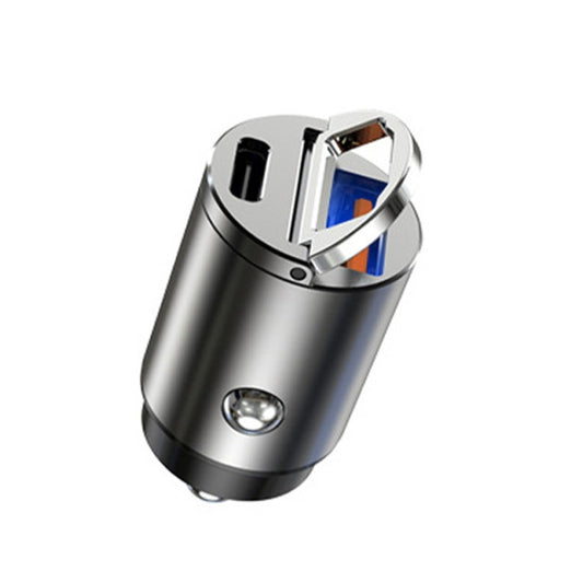 Charge Rapide de Voiture Double Prise Allume-Cigare, PD+PD, PD+QC