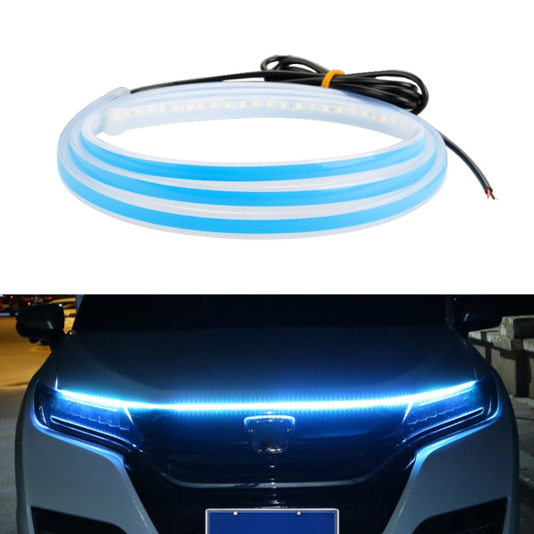 Car LED Streamer Decorative Hood Atmosphere Lights, Style:, Monochrome White Light, Monochrome Yellow Light, Monochrome Ice Blue Light, Monochrome Blue Light, Monochrome Red Light, Monochrome Pink Purple Light, Monochrome Green Light, APP Colorful Ligh...