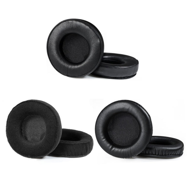2 PCS Earmuffs for Audio-Technica AD1000X AD2000X AD900X AD700X,Style:, Black Protein Skin, Black Thickened Protein Skin, Black Flannel, Black Lambskin, Solid Head Beam, Hollow Head Beam