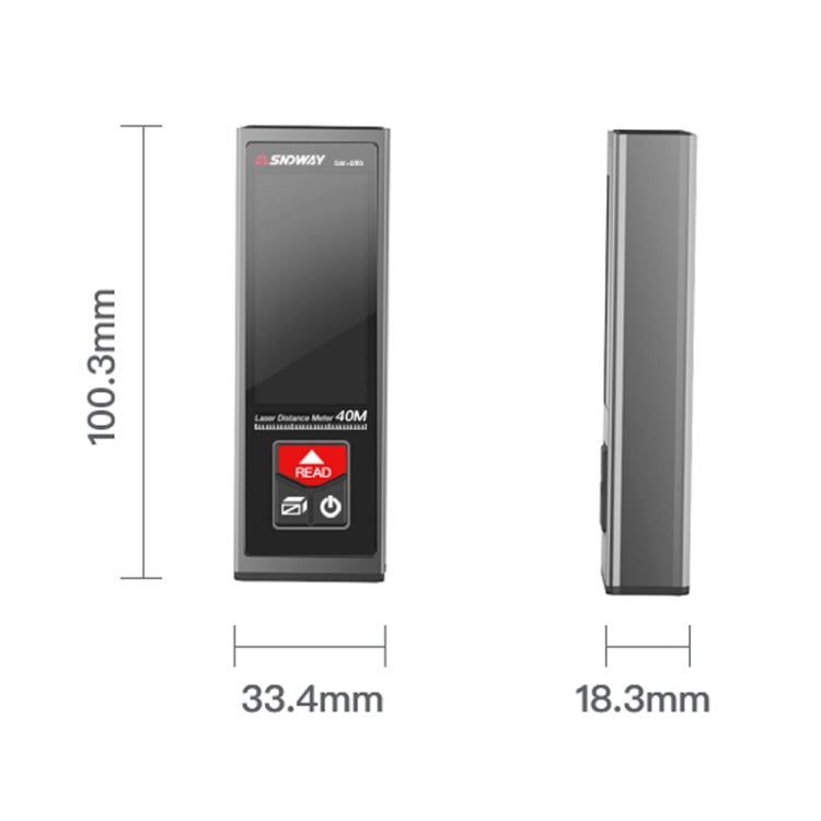 SNDWAY Laser Rangefinder Infrared Measuring Ruler, Style:, 40m Precision Version, 50m Precision Version, 60m Precision Version, 40m Bluetooth Version, 50m Bluetooth Version, 60m Bluetooth Version