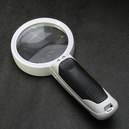 77350B Hand-Held With LED Light Reading Repair 10 Times Magnifier, 77350B 10 Times