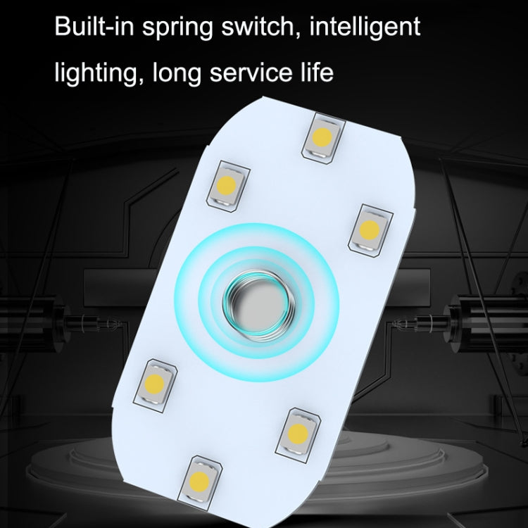 Car Lighting Reading Light LED Touch Sensing Ambient Light, Style:, White, Ice Blue, Blue, Pink Purple, Colorful