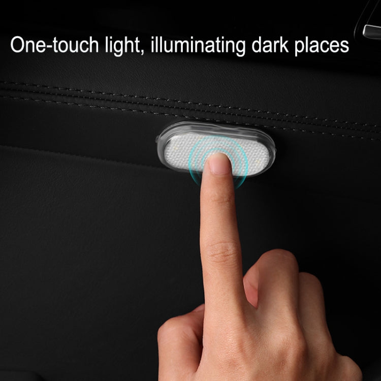 Car Lighting Reading Light LED Touch Sensing Ambient Light, Style:, White, Ice Blue, Blue, Pink Purple, Colorful