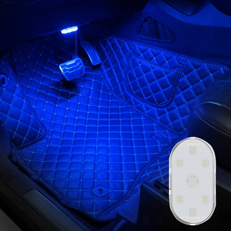 Car Lighting Reading Light LED Touch Sensing Ambient Light, Style:, White, Ice Blue, Blue, Pink Purple, Colorful