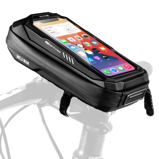 Sac de téléphone à écran tactile de vélo WILD MAN X3 0.5L EVA à coque dure, X3 0.5L (rouge), X3 0.5L (noir)