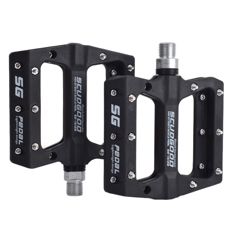 FMFXTR Mountain Bicycle Pedal Nylon Fiber Bearing Non-Slip Pedal, SG-12B
