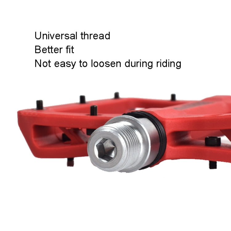 FMFXTR Mountain Bicycle Pedal Nylon Fiber Bearing Non-Slip Pedal, SG-12B