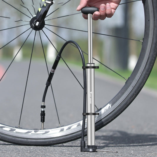 WEST BIKING YP0711122 Pompe à vélo portable haute pression, WEST BIKING YP0711122(Noir), WEST BIKING YP0711122(Argent)