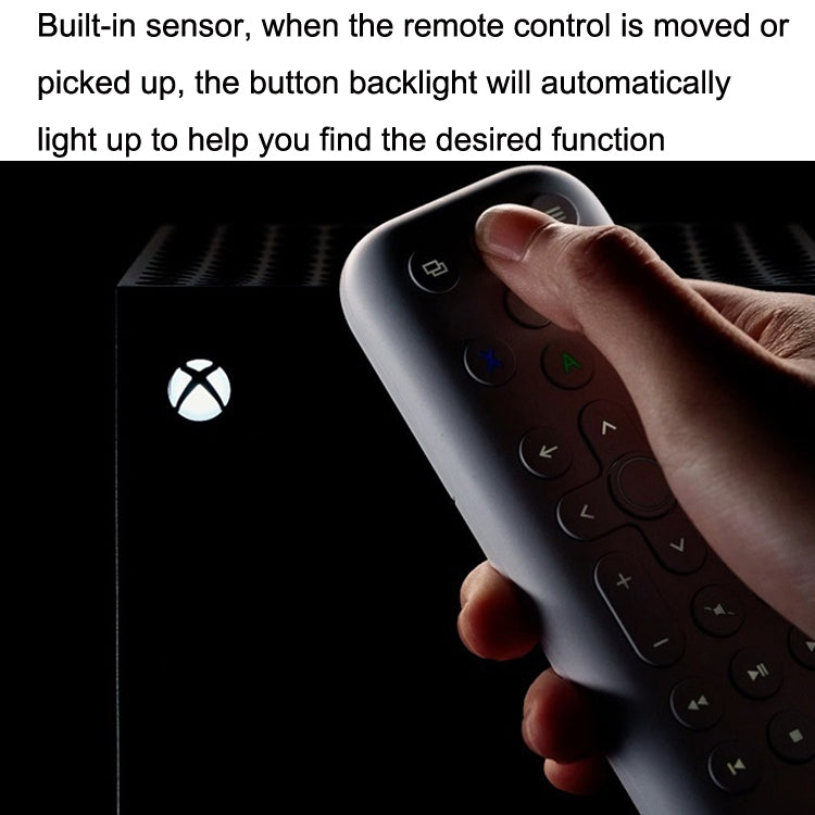 8BitDo Backlit Key Media Remote Control For Xbox, Style:, Long Version (Black), Short Version (White)