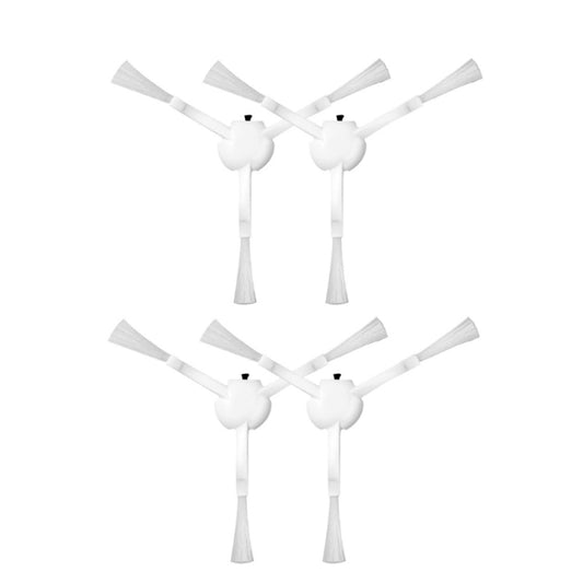 2 PCS accessoires de remplacement de filtre pour Xiaomi Mijia Dreame 1C/2C, 1 brosse à rouleau, 2 paires de brosses latérales, 1 paire de brosses latérales noires, 2 chiffons, 1 roue universelle, 1 couvercle