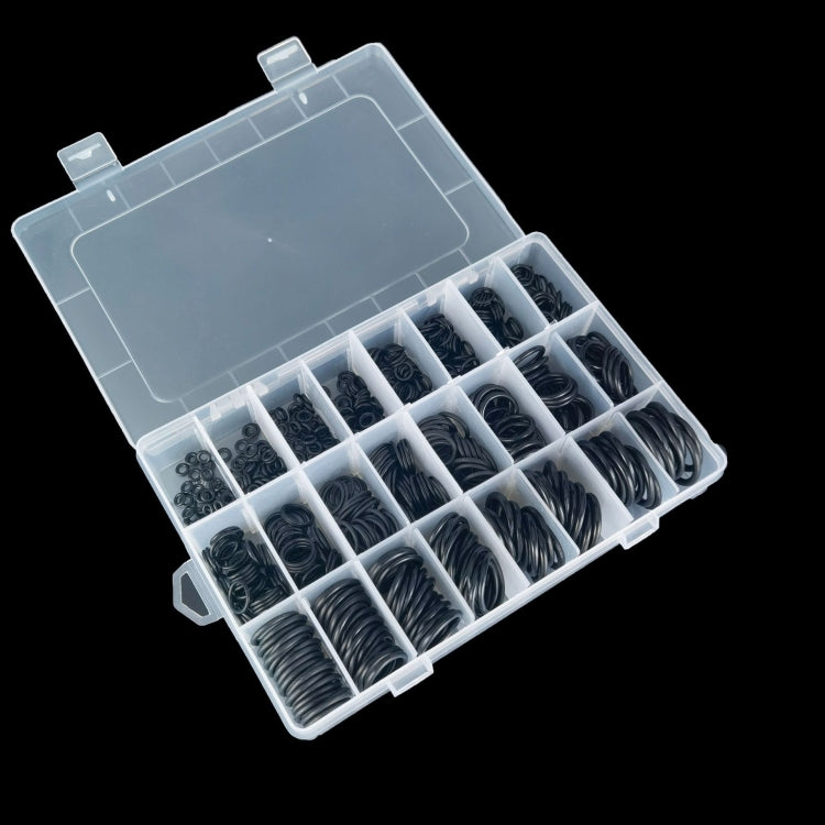 Rubber O-Ring Car Air Conditioning High Temperature Corrosion Resistant Sealing Ring, 740 PCS / Box