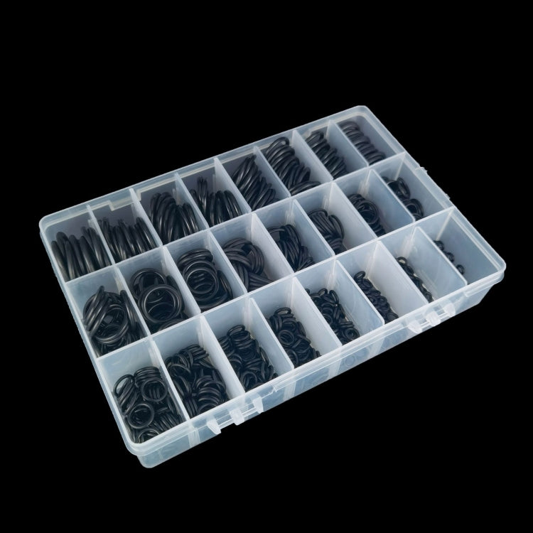 Rubber O-Ring Car Air Conditioning High Temperature Corrosion Resistant Sealing Ring, 740 PCS / Box