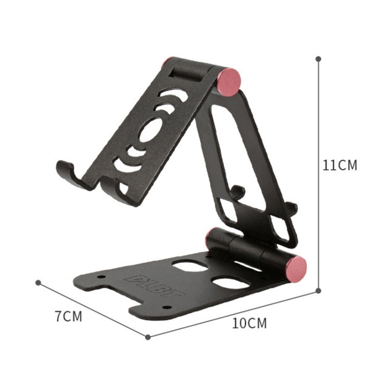 XY-02 Folding Live Aluminum Alloy Desktop Tablet Computer Mobile Phone Bracket, Blue, Gold, Silver, Black, Pink