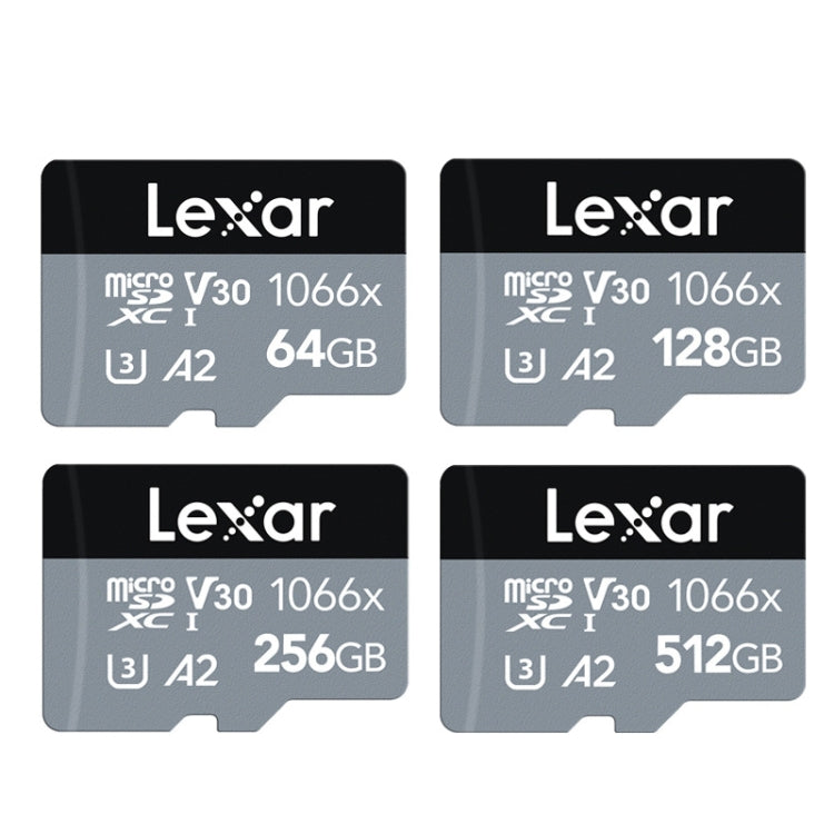Lexar LKSTF1066X High-Speed TF Card Motion Camera Surveillance Recorder Memory Card, 64GB, 128GB, 512GB