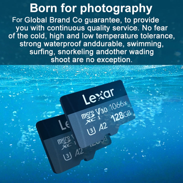 Lexar LKSTF1066X High-Speed TF Card Motion Camera Surveillance Recorder Memory Card, 64GB, 128GB, 512GB