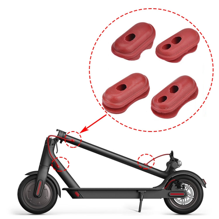 Cache de port de charge, bouchon en silicone pour trottinette Xiaomi M365, 5 en 1, 4 en 1