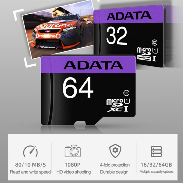 ADATA TF-80 Driving Recorder Surveillance Camera Speaker Memory Car, 16GB, 32GB, 64GB