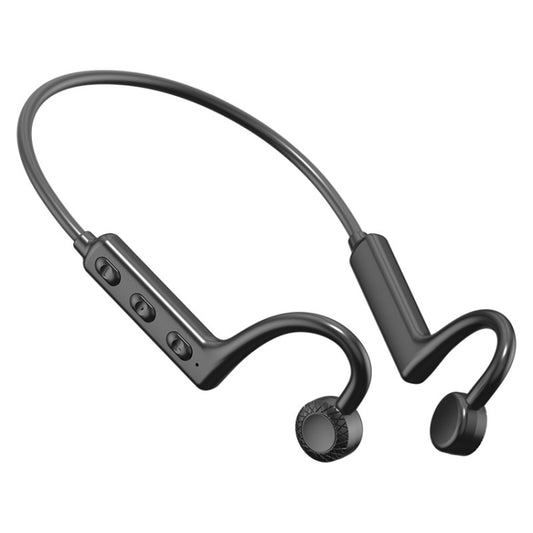 KS-19 Bluetooth Headset Sound Conducting Hanging Neck Business Headphones, KS-19 Black