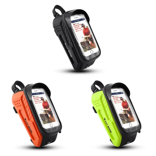WEST BIKING Sac avant de vélo Coque dure en TPU Sac de poutre avant pour vélo, YP0707293