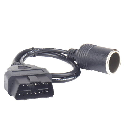 Câble d'alimentation OBD vers allume-cigare femelle pour enregistreur de conduite, 50 cm, 60 cm