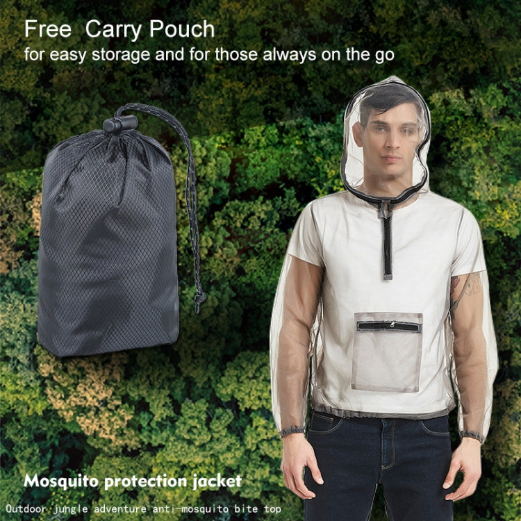 Veste d'expédition "Jungle" respirante et anti-insectes avec capuche et maille anti-morsure, Tailles L, XL, XXL