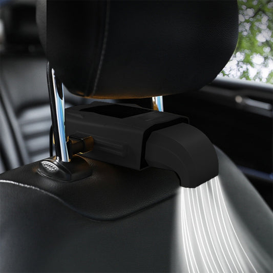 Ventilateur USB multifonctionnel pour dossier de siège de voiture F415, noir, jaune