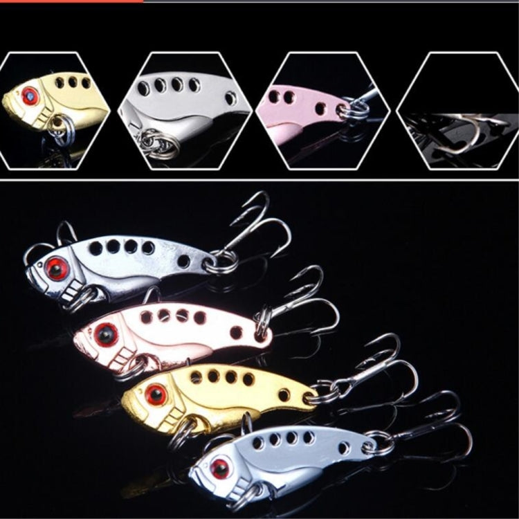 1 jeu d'appâts artificiels HENGJIA VIB013 en métal VIB galvanisé, 3,5 cm 3 g, 4 cm 7 g, 5,5 cm 11 g