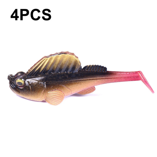 4 PCS HENGJIA SO062 Defense Bottom Tail 14g Jumping Fish Luya Soft Bait, SO062 7, SO062 8, SO062 9, SO062 10, SO062 1, SO062 2, SO062 3, SO062 4, SO062 5, SO062 6