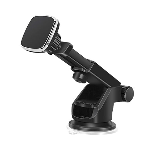 Support de téléphone pour tableau de bord de voiture à ventouse télescopique magnétique, Support de téléphone pour tableau de bord de voiture