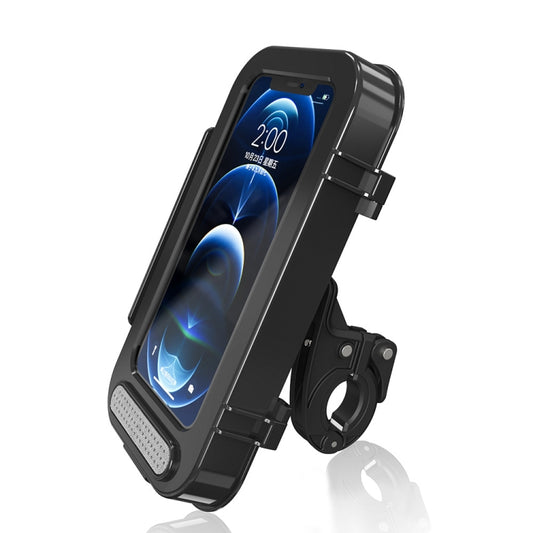 Sac étanche pour vélo avec support de téléphone à rabat transparent pour moto, support de téléphone à rabat transparent pour vélo