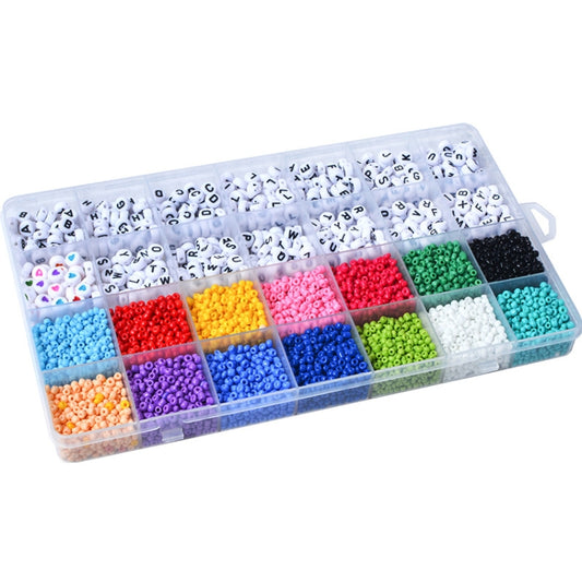 28 Gitter Alphabet Perlen Reisperlen DIY Perlen Armband Material, 28 Gitter