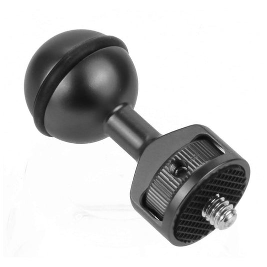 Pince à rotule de 2,5 cm pour caméra d'action, lumière de caméra sous-marine, joint de plongée, rouge, noir, titane