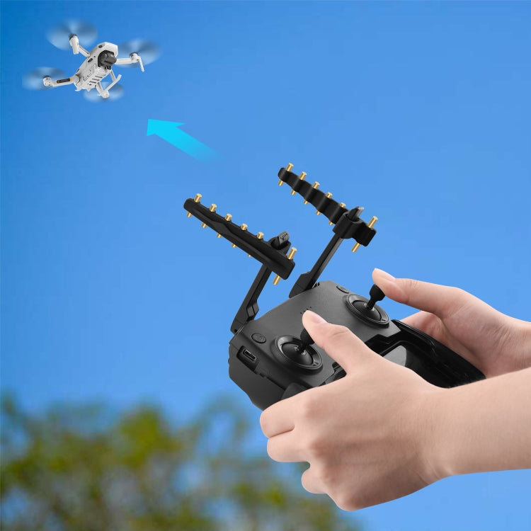 BRDRC Amplificateur de Signal d'Extension de Portée d'Antenne pour DJI Mini SE/MAVIC 2/Pro/Air, Noir Cuivre