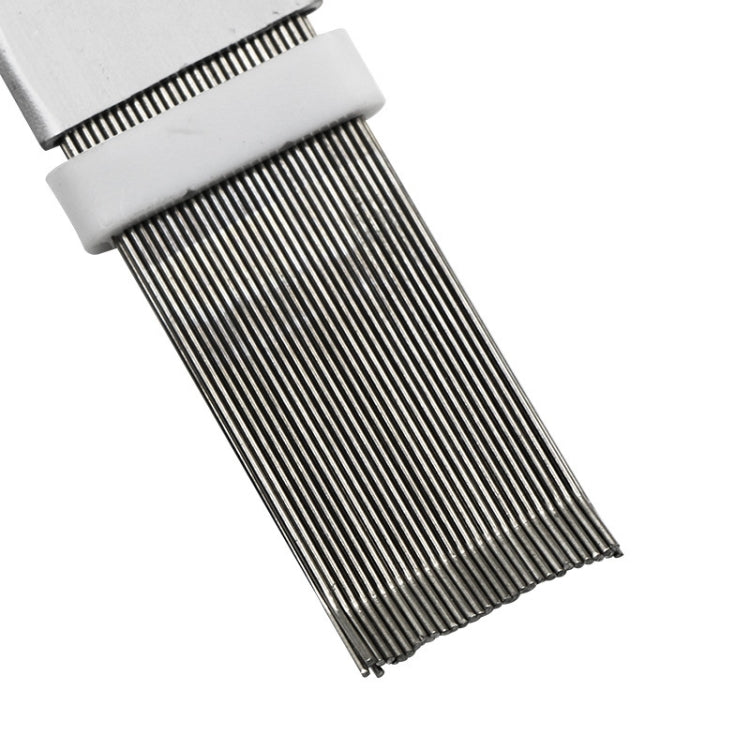Peigne à serpentins et brosse pliable pour ailerons de climatiseur, brosse de nettoyage pour ailerons de climatiseur