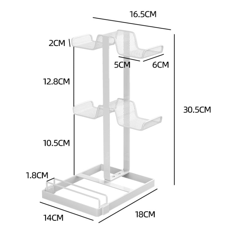 Desktop Headset Gamepad Game Console Storage Bracket