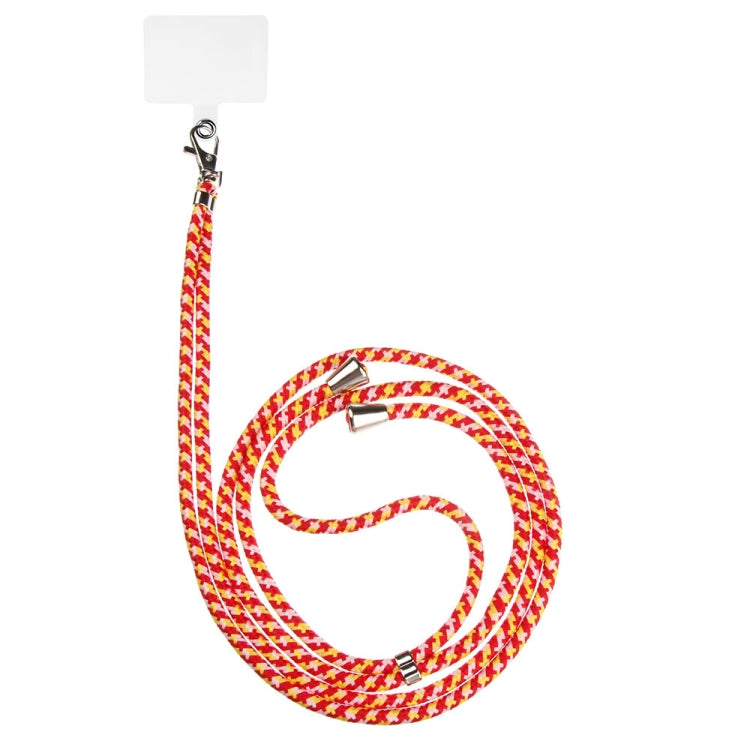 3 PCS Phone Lanyard Adjustable Detachable Neck Cord With Card, NO.25 Yellow Pink Gray, NO.46 red pink yellow