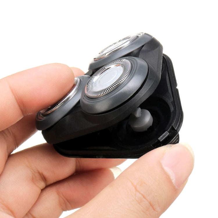 Tête de rasoir de rechange pour Philips Series 5000 S5078 S5079, tête de rasoir Argent+Noir, tête de rasoir Noir