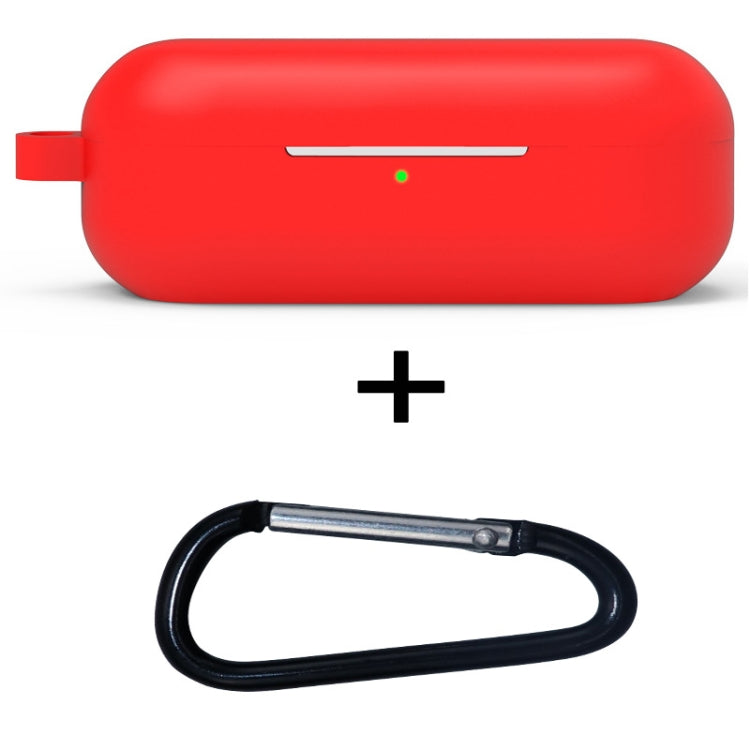 2 fundas de silicona para auriculares Bluetooth Huawei FreeBuds Enjoy Edition (rosa, azul mediodía, gris, amarillo, negro, rojo, verde y blanco)