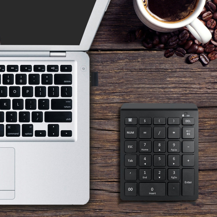 BT302 28 Keys Laptop Mini Wireless Keyboard, Spec:, Bluetooth (Black), Bluetooth (Gray)